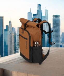 Travelite BRIIZE Rollup Backpack M Καρυδί