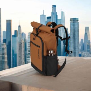 Travelite BRIIZE Rollup Backpack M Καρυδί