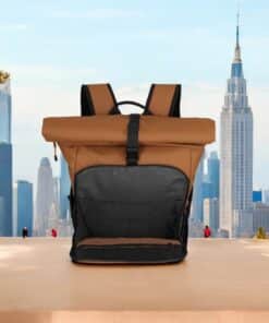 Travelite BRIIZE Rollup Backpack M Καρυδί