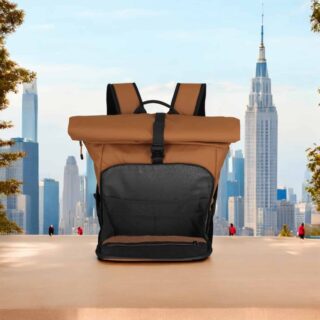 Travelite BRIIZE Rollup Backpack M Καρυδί