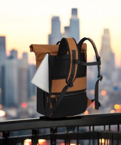 Travelite BRIIZE Rollup Backpack M Καρυδί