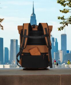 Travelite BRIIZE Rollup Backpack M Καρυδί