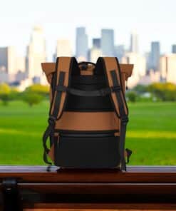 Travelite BRIIZE Rollup Backpack M Καρυδί