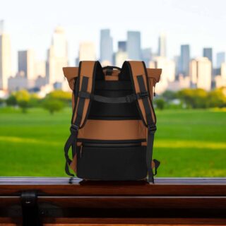Travelite BRIIZE Rollup Backpack M Καρυδί