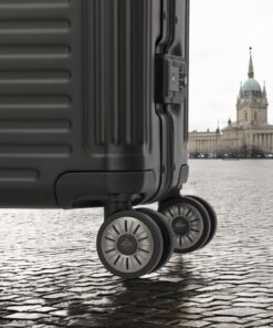 Travelite Next Trolley M Βαλίτσα Αλουμινίου Μαύρη 69L