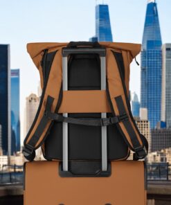 Travelite BRIIZE Rollup Backpack M Καρυδί