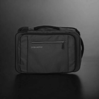 Travelite Crosslite Τσάντα Επιβίβασης Σακίδιο Πλάτης Μαύρo