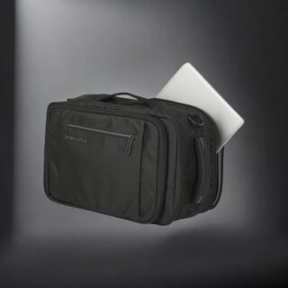 Travelite Crosslite Τσάντα Επιβίβασης Σακίδιο Πλάτης Μαύρo