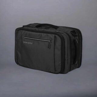 Travelite Crosslite Τσάντα Επιβίβασης Σακίδιο Πλάτης Μαύρo