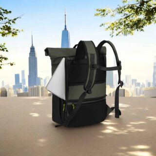 Travelite BRIIZE Rollup Backpack M Χακί