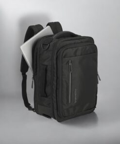 Travelite Crosslite Τσάντα Επιβίβασης Σακίδιο Πλάτης Μαύρo
