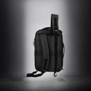 Travelite Crosslite Τσάντα Επιβίβασης Σακίδιο Πλάτης Μαύρo