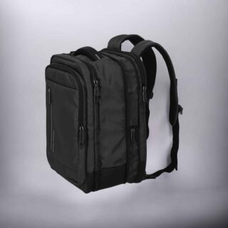 Travelite Crosslite Τσάντα Επιβίβασης Σακίδιο Πλάτης Μαύρo