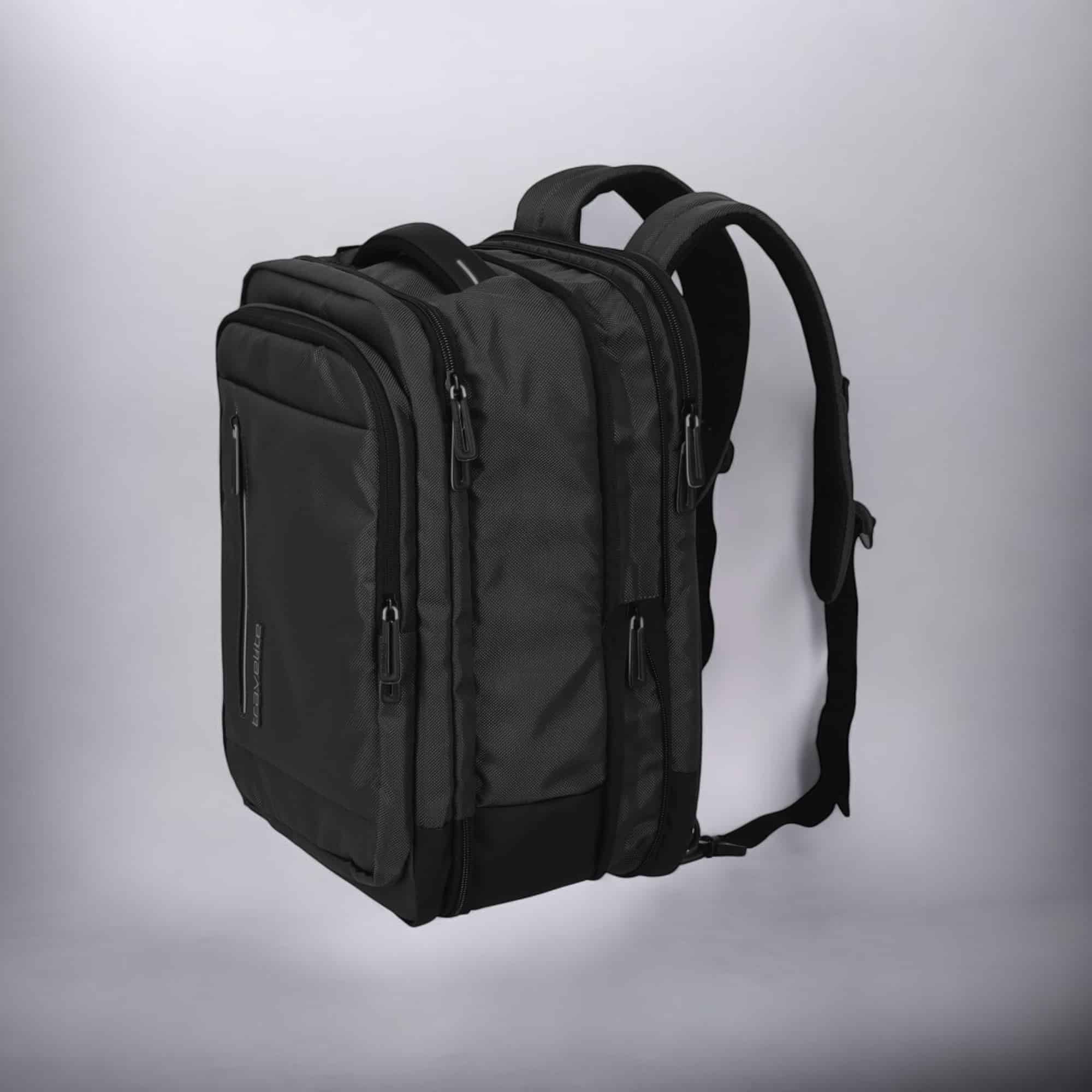Travelite Crosslite Τσάντα Επιβίβασης Σακίδιο Πλάτης Μαύρo
