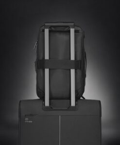 Travelite Crosslite Τσάντα Επιβίβασης Σακίδιο Πλάτης Μαύρo
