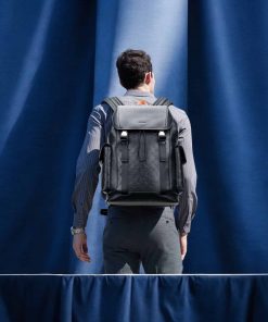 Δερμάτινο Σακίδιο 18L Laptop 15.6” Bopai 61-128821 Μαύρο