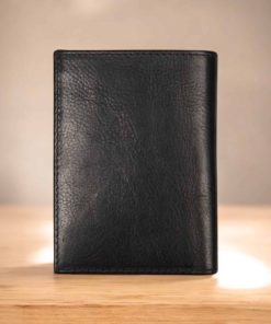 Camel Active Pine Θήκη Καρτών Δερμάτινη Μαύρη