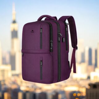 Matein 1197 Σακίδιο Πλάτης Ταξιδιού 40L 17” Μωβ