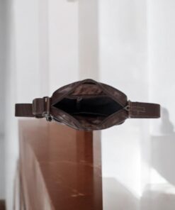 Camel Active Pine Δερμάτινη Τσάντα Ώμου Καφέ S