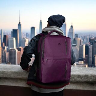 Matein 1197 Σακίδιο Πλάτης Ταξιδιού 40L 17” Μωβ