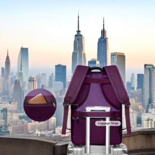 Matein 1197 Σακίδιο Πλάτης Ταξιδιού 40L 17” Μωβ