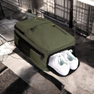 Matein 1197 Σακίδιο Πλάτης Ταξιδιού 40L 17” Χακί