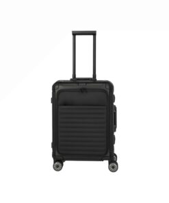 Travelite Next Βαλίτσα Καμπίνας Αλουμινίου Μαύρη S+ με Θήκη Laptop