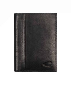 Camel Active Pine Θήκη Καρτών Δερμάτινη Μαύρη