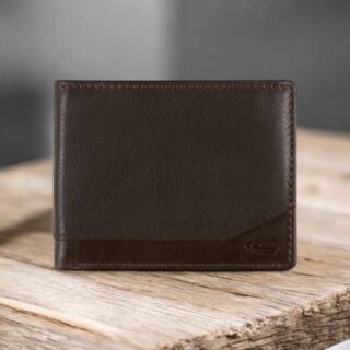 Camel Active Stone Πορτοφόλι Πλάγιο Μικρό Καφέ Σκούρο