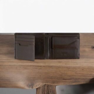 Camel Active Stone Πορτοφόλι Πλάγιο Μικρό Καφέ Σκούρο