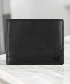 Camel Active Stone Πορτοφόλι Πλάγιο Μικρό Μαύρο