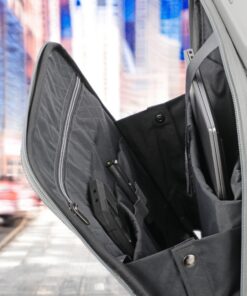 Travelite Next Βαλίτσα Καμπίνας S+ Αλουμινίου Ασημί με Θήκη Laptop