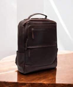 Chesterfield Philippe Δερμάτινο Σακίδιο Πλάτης Καφέ