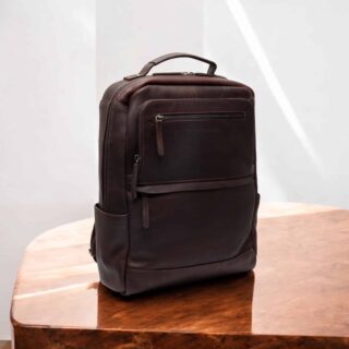 Chesterfield Philippe Δερμάτινο Σακίδιο Πλάτης Καφέ