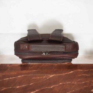 Chesterfield Philippe Δερμάτινο Σακίδιο Πλάτης Καφέ