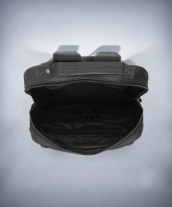 Chesterfield Philippe Δερμάτινο Σακίδιο Πλάτης Μαύρο