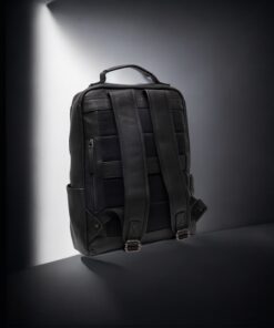 Chesterfield Philippe Δερμάτινο Σακίδιο Πλάτης Μαύρο