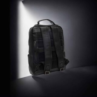 Chesterfield Philippe Δερμάτινο Σακίδιο Πλάτης Μαύρο