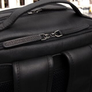 Chesterfield Natalie Δερμάτινο Σακίδιο Πλάτης Μαύρο