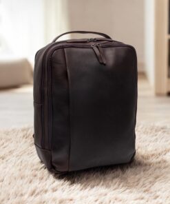 Chesterfield Soraja Δερμάτινο Σακίδιο Πλάτης Καφέ