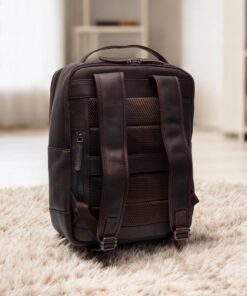 Chesterfield Soraja Δερμάτινο Σακίδιο Πλάτης Καφέ