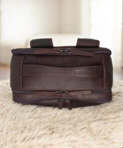 Chesterfield Soraja Δερμάτινο Σακίδιο Πλάτης Καφέ