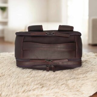 Chesterfield Soraja Δερμάτινο Σακίδιο Πλάτης Καφέ