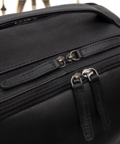 Chesterfield Soraja Δερμάτινο Σακίδιο Πλάτης Μαύρο