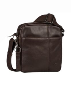 Camel Active Pine Δερμάτινη Τσάντα Ώμου Καφέ S