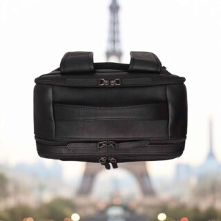 Chesterfield Soraja Δερμάτινο Σακίδιο Πλάτης Μαύρο