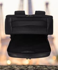 Chesterfield Soraja Δερμάτινο Σακίδιο Πλάτης Μαύρο