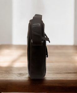 Diplomat LV87 Τσάντα Ώμου Leather Collection Καφέ