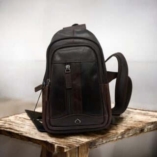 Diplomat LV88 καφέ Δερμάτινο Τσαντάκι Crossbody