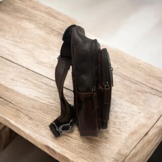 Diplomat LV88 καφέ Δερμάτινο Τσαντάκι Crossbody